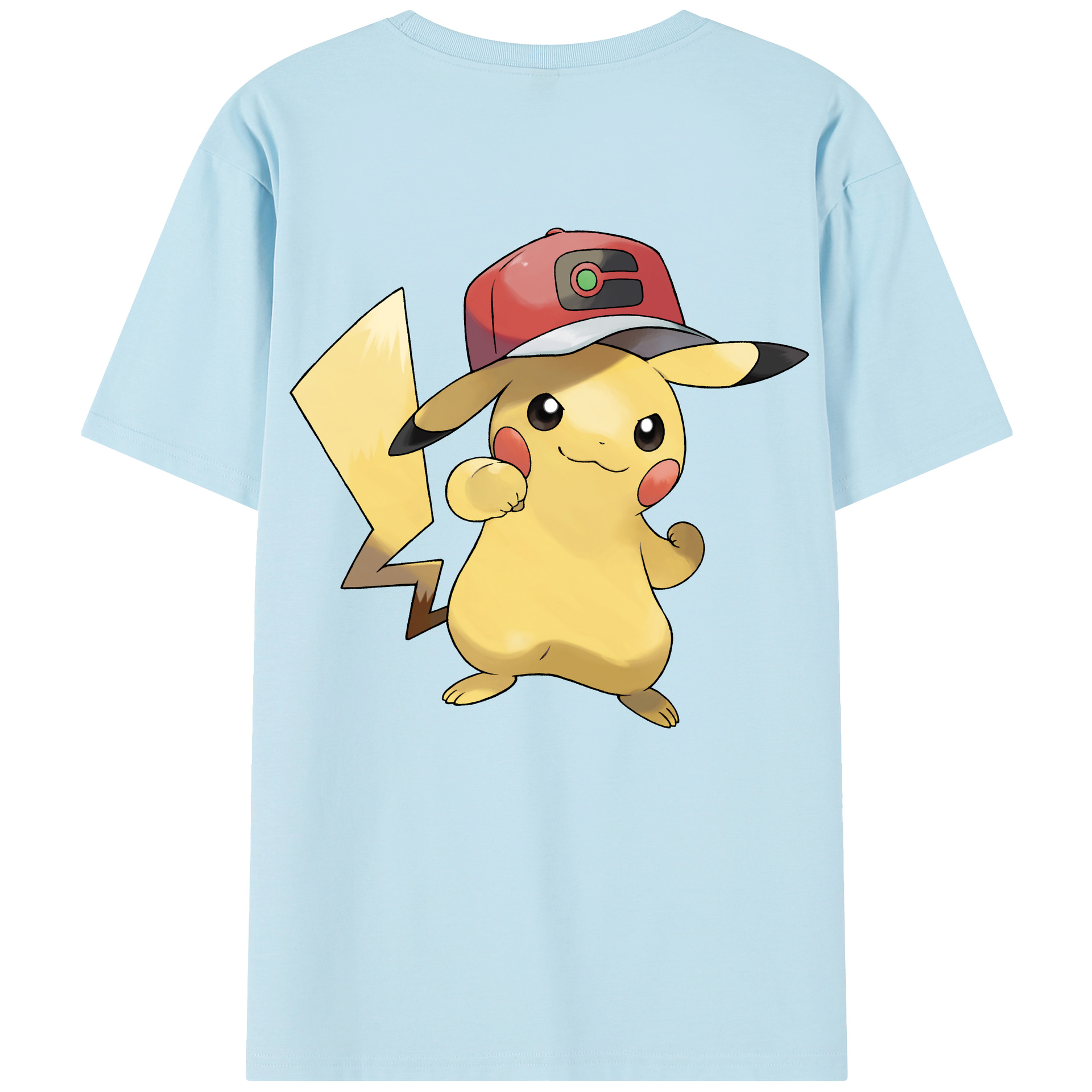 （画像用） ポケットモンスター Pokémon 綿100％半袖Tシャツ（背面プリント）